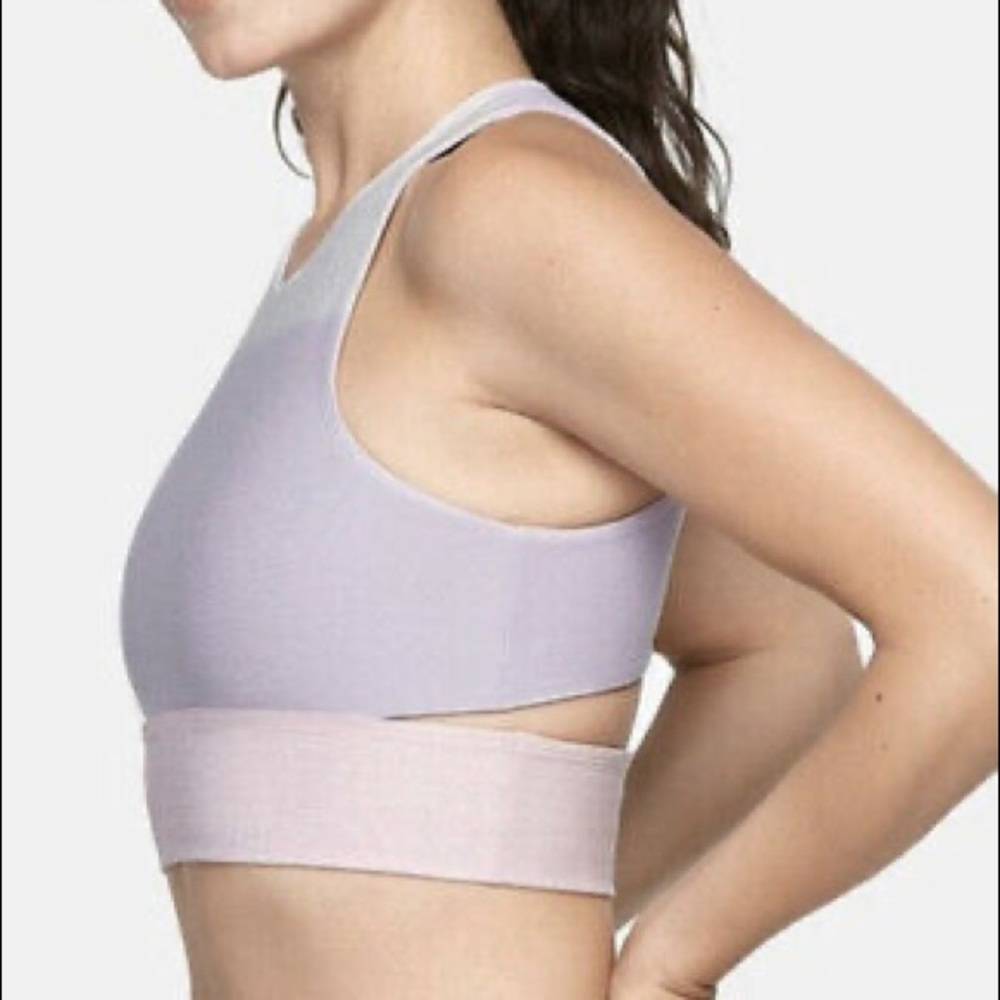 Outdoor voices tri-tone crop top